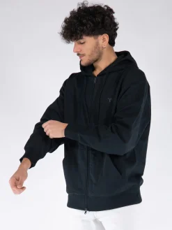 Y-3 Felpe<FELPA HOODIE FT CON ZIP Nero
