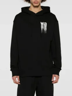 Y-3 Felpe<FELPA HOODIE GFX Bianco, Nero