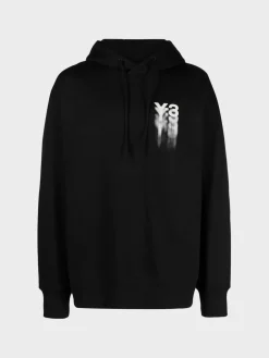 Y-3 Felpe<FELPA HOODIE GFX Bianco, Nero