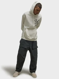Y-3 Felpe<FELPA HOODIE GFX Bianco, Nero