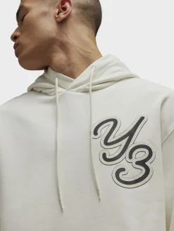 Y-3 Felpe<FELPA HOODIE GFX Bianco, Nero