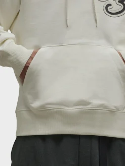Y-3 Felpe<FELPA HOODIE GFX Bianco, Nero