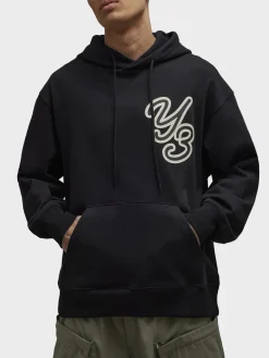 Y-3 Felpe<FELPA HOODIE GFX Bianco, Nero