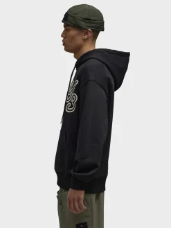 Y-3 Felpe<FELPA HOODIE GFX Bianco, Nero