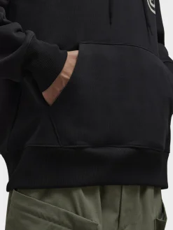 Y-3 Felpe<FELPA HOODIE GFX Bianco, Nero