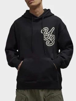 Y-3 Felpe<FELPA HOODIE GFX Bianco, Nero