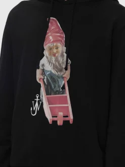 JW ANDERSON Felpe<FELPA HOODIE GNOME Nero