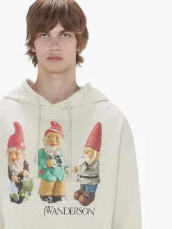 JW ANDERSON Felpe<FELPA HOODIE GNOME TRIO Beige