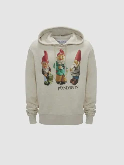 JW ANDERSON Felpe<FELPA HOODIE GNOME TRIO Beige