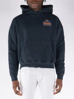 RHUDE Felpe<FELPA HOODIE GRAND CRU Nero
