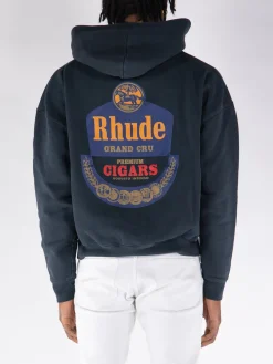 RHUDE Felpe<FELPA HOODIE GRAND CRU Nero