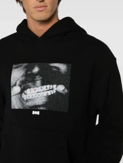 NAHMIAS Felpe<FELPA HOODIE GRILLZ Bianco, Nero