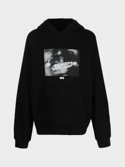 NAHMIAS Felpe<FELPA HOODIE GRILLZ Bianco, Nero