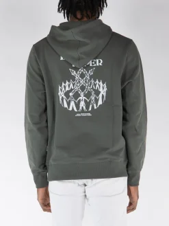 DAILY PAPER Felpe<FELPA HOODIE HAND IN HAND Grigio
