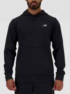 NEW BALANCE Felpe<FELPA HOODIE IN MAGLIA TECH Nero