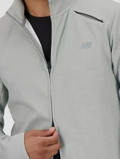 NEW BALANCE Felpe<FELPA HOODIE IN MAGLIA TECH FELPA FULL ZIP IN MAGLIA TECH Grigio
