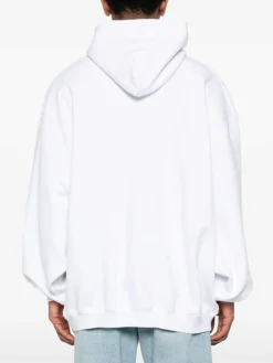 VETEMENTS. Felpe<FELPA HOODIE LIMITED EDITION Bianco, Blu