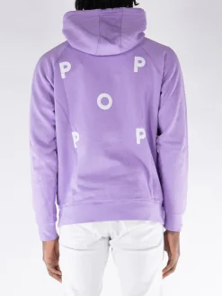 POP TRADING COMPANY Felpe<FELPA HOODIE LOGO Viola