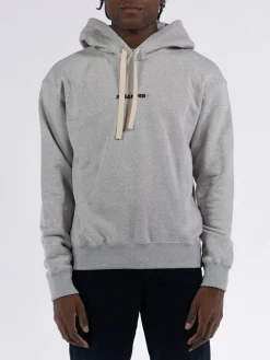 JIL SANDER Felpe<FELPA HOODIE LOGO Beige, Grigio, Nero