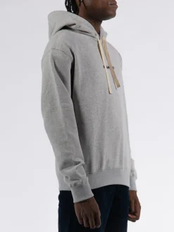 JIL SANDER Felpe<FELPA HOODIE LOGO Beige, Grigio, Nero