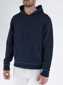 ETRO Felpe<FELPA HOODIE LOGO Azzurro, Blu