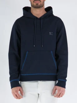 ETRO Felpe<FELPA HOODIE LOGO Azzurro, Blu
