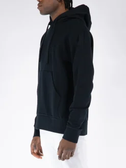 JW ANDERSON Felpe<FELPA HOODIE LOGO EMBROIDERY Nero