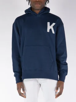 KENZO Felpe<FELPA HOODIE LUCKY TIGER OVERSIZE Bianco, Blu