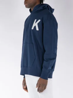 KENZO Felpe<FELPA HOODIE LUCKY TIGER OVERSIZE Bianco, Blu