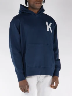 KENZO Felpe<FELPA HOODIE LUCKY TIGER OVERSIZE Bianco, Blu