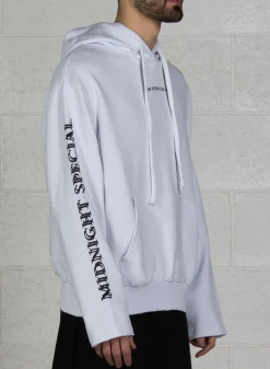 Felpe<FELPA HOODIE MIDNIGHT SPECIAL Bianco