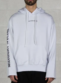 Felpe<FELPA HOODIE MIDNIGHT SPECIAL Bianco