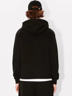 KENZO Felpe<FELPA HOODIE OVERSIZE BOKE FLOWER Bianco, Nero