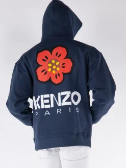 KENZO Felpe<FELPA HOODIE OVERSIZE BOKE FLOWER Bianco, Blu, Giallo, Nero, Rosso