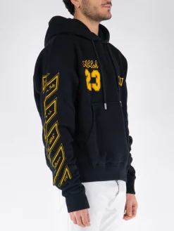OFF-WHITE Felpe<FELPA HOODIE OW 23 SKATE Giallo, Nero
