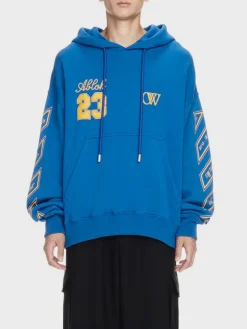 OFF-WHITE Felpe<FELPA HOODIE OW 23 SKATE Azzurro, Giallo