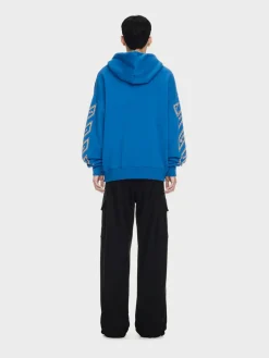 OFF-WHITE Felpe<FELPA HOODIE OW 23 SKATE Azzurro, Giallo