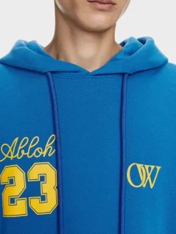 OFF-WHITE Felpe<FELPA HOODIE OW 23 SKATE Azzurro, Giallo