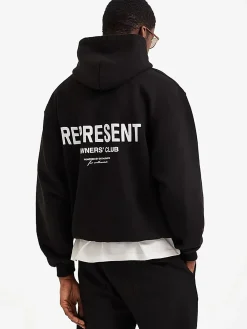 REPRESENT CLOTHING Felpe<FELPA HOODIE OWNERS CLUB Bianco, Nero
