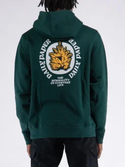 PAPER Felpe<FELPA HOODIE RACHARD Verde