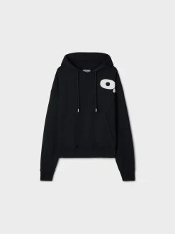 OFF-WHITE Felpe<FELPA HOODIE SHARED LOGO SKATE Bianco, Nero