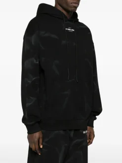 44 LABEL GROUP Felpe<FELPA HOODIE SMOKE Grigio, Nero