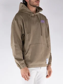 SATISFY. Felpe<FELPA HOODIE SOFTCELL Marrone, Viola