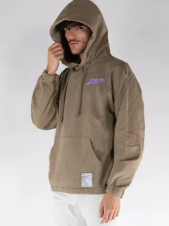 SATISFY. Felpe<FELPA HOODIE SOFTCELL Marrone, Viola