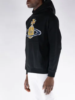 VIVIENNE WESTWOOD Felpe<FELPA HOODIE TIME MACHINE Giallo, Nero