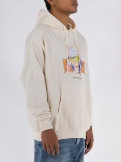 DROLE DE MONSIEUR Felpe<FELPA HOODIE VOYAGE Beige
