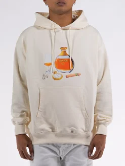 DROLE DE MONSIEUR Felpe<FELPA HOODIE WAGON-BAR Arancione, Beige