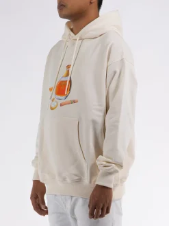 DROLE DE MONSIEUR Felpe<FELPA HOODIE WAGON-BAR Arancione, Beige
