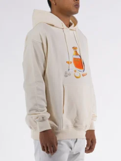 DROLE DE MONSIEUR Felpe<FELPA HOODIE WAGON-BAR Arancione, Beige