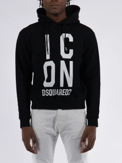 DSQUARED Felpe<FELPA ICON DSQAURED COOL FIT Nero